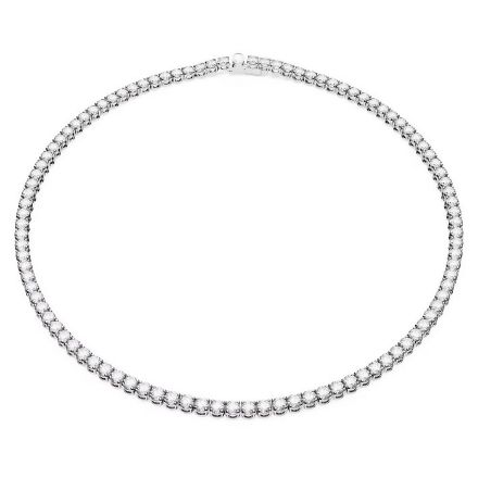Swarovski collie Matrix Tennis necklace, Round cut, White, Rhodium plated - 5681796 Swarovski collie Matrix Tennis necklace, Round cut, White, Rhodium plated - 5681796
