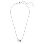 Swarovski smykke Mesmera pendant Mixed cuts, Green, Rhodium plated - 5668278