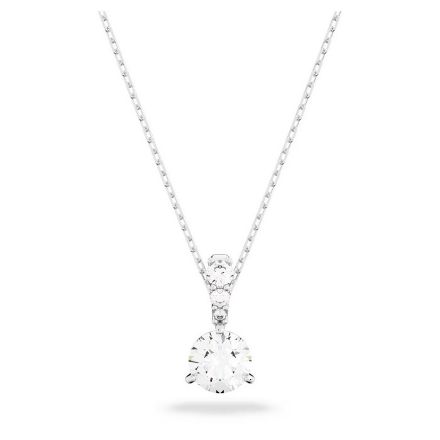 Swarovski smykkeStilla pendant Round cut, White, Rhodium plated - 5472635 Swarovski smykkeStilla pendant Round cut, White, Rhodium plated - 5472635