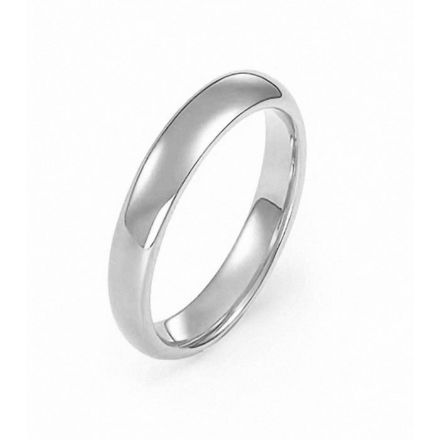 Giftering i hvitt gull 14kt, 3,5 mm/1,3 mm. RUBIN - 1935 Giftering i hvitt gull 14kt, 3,5 mm/1,3 mm. RUBIN - 1935