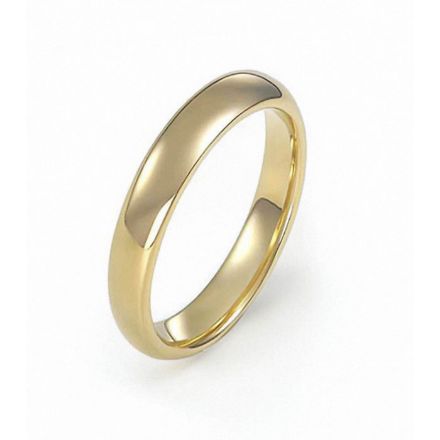 Giftering i gult gull 14kt, 3,5 mm/1,3 mm. RUBIN - 1835gg Giftering i gult gull 14kt, 3,5 mm/1,3 mm. RUBIN - 1835gg