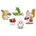 Swarovski figur Idyllia Squirrel and Mushrooms - 5684343