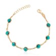 Armbånd Alva Drops i forgylt sølv 19 cm - 3024919