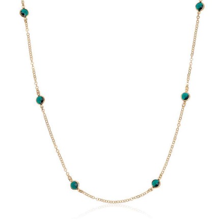 Kjede Drops i forgylt sølv med zirkonia - 3024970 Kjede Drops i forgylt sølv med zirkonia - 3024970