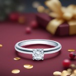 Bilde av Diamantring forlovelsesring 0,25 ct i 14kt hvitt gull. Jasmina - 18018025