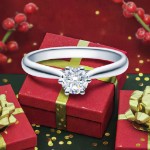 Bilde av Forlovelsesring med Lab Grown diamant i 0.50 ct og River (E) VS2 - LG0501807hg