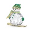 Swarovski figurer Holiday Cheers Dulcis Snowman Green - 5687168