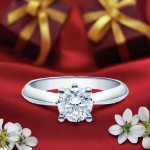 Diamantring forlovelsesring 1,00 ct i 14kt gull. Naima - 18009100