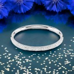 Swarovski armbånd Sublima bangle Snow pavé, White, Rhodium plated - 5684241