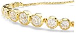 Swarovski armbånd  Imber Tennis bracelet Mixed round cuts, White, Gold-tone plated - 5705450