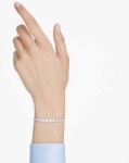 Swarovski armbånd  Imber Tennis bracelet Mixed round cuts, White, Rhodium plated - 5705451