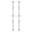 Swarovski øredobber Constella drop earrings Crystal pearl, Round cuts, White, Rhodium plated - 5705614 Swarovski øredobber Constella drop earrings Crystal pearl, Round cuts, White, Rhodium plated - 5705614