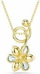 Swarovski smykke Idyllia pendant Mixed cuts, Flower, Blue, Gold-tone plated - 5709029