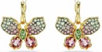 Swarovski øredobber Idyllia drop earrings Mixed cuts, Pavé, Butterfly, Multicolored, Gold-tone plated - 5709953