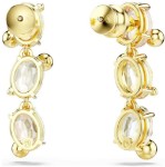 Swarovski øredobber Gema drop earrings Asymmetrical design, Mixed cuts, Multicolored, Gold-tone plated - 5714815