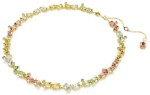 Swarovski smykke Gema Tennis necklace Mixed cuts, Multicolored, Gold-tone plated - 5714836