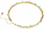 Swarovski smykke Gema Tennis necklace Mixed cuts, Multicolored, Gold-tone plated - 5714836