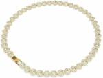 Swarovski collier Una Angelic Tennis necklace Round cut, White, Gold-tone plated - 5720505