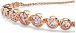 Swarovski armbånd Imber Tennis bracelet Mixed round cuts, Pink, Rose gold-tone plated - 5718204