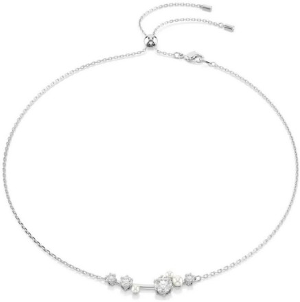 Swarovski collier Constella necklace Crystal pearl, Round cuts, White, Rhodium plated - 5705626 Swarovski collier Constella necklace Crystal pearl, Round cuts, White, Rhodium plated - 5705626