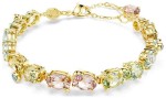 Swarovski armbånd Gema Tennis bracelet Mixed cuts, Multicolored, Gold-tone plated - 5705808