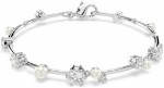 Swarovski armbånd Constella Tennis bracelet Crystal pearl, Round cuts, White, Rhodium plated - 5707511