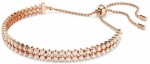 Swarovski armbånd  Matrix Tennis bracelet Round cut, White, Rose gold-tone plated - 5677823