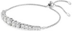 Swarovski armbånd Matrix bracelet Gradient of round cuts, White, Rhodium plated - 5690677