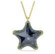 Swarovski smykke SCS pendant Starfish, Blue, Gold-tone plated - 5707049