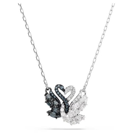 Swarovski smykke Swan pendant Swan, Black, Mixed metal finish - 5705721 Swarovski smykke Swan pendant Swan, Black, Mixed metal finish - 5705721