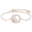 Swarovski armbånd Dellium bracelet Bamboo, White, Rose gold-tone plated - 5645376
