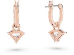 Swarovski øredobber ear-rings woman jewellery Swarovski Triangle, White, Rose gold-tone plated - 5643738