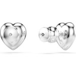 Swarovski øredobber Ariana Grande x Swarovski stud earrings Mixed cuts, Heart, White, Rhodium plated - 5720859