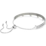 Swarovski armbånd Ariana Grande x Swarovski bracelet Crystal pearl, Round cut, White, Rhodium plated - 5720870