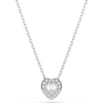 Swarovski smykkesett Ariana Grande x Swarovski set Mixed cuts, Heart, White, Rhodium plated - 5720849