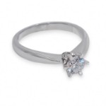 Diamantring forlovelsesring Athene 0,60 ct River(D)-SI1 - 50348