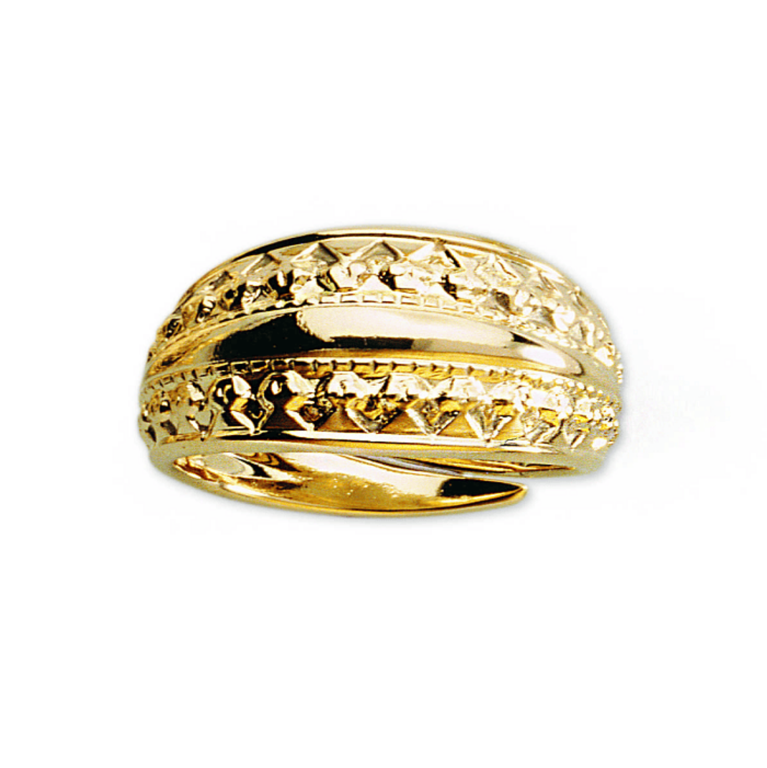 Gullring Saga i 14 kt, bredde 9.5 mm - 2293907