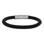 Armbånd sort kalveskind 19cm/6mm. SON of NOA - 80970289119