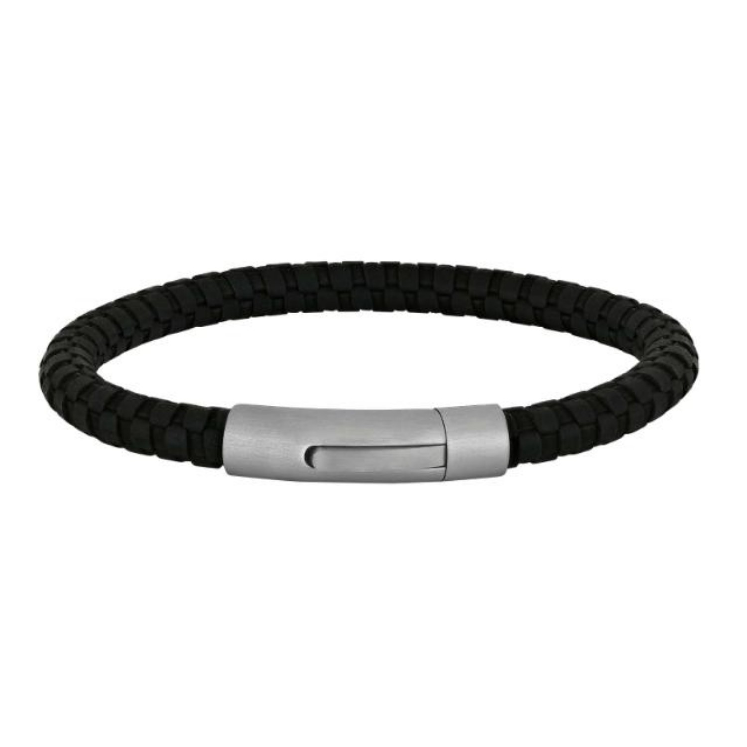 Armbånd sort kalveskind 19cm/6mm. SON of NOA - 80970289121