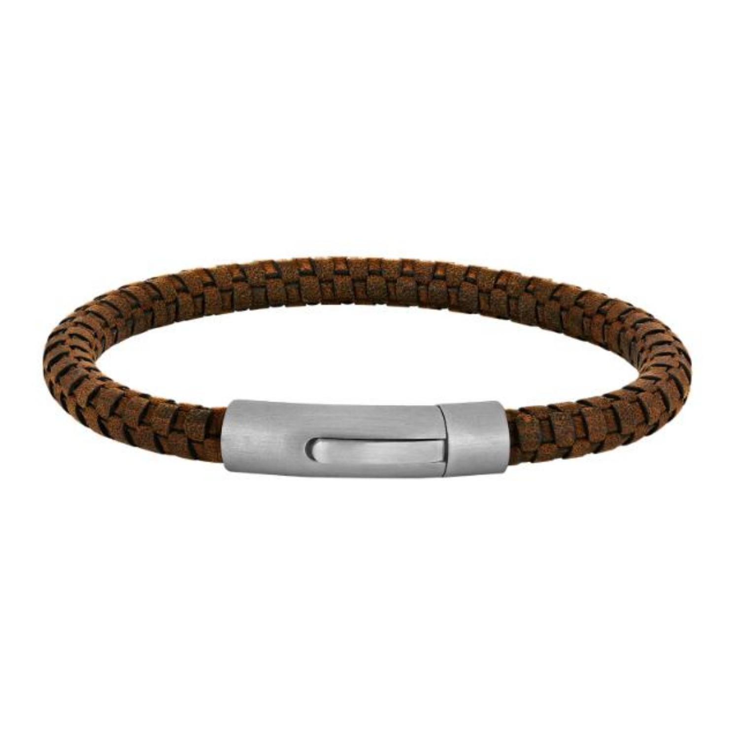 Armbånd brun kalveskind 21cm/6mm. SON of NOA - 80970289221