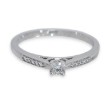 Diamantring i 14kt gull med diamanter 0,14ct W-Si - ABR00766