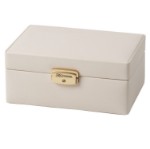 Smykkeskrin 203x140x90 mm, beige/beige - 3463843