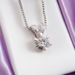 Diamantsmykke Sofia i gull med 0,30 ct W-Si-1120730