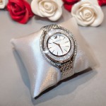 Bilde av Swarovski klokke Crystalline Aura watch Swiss Made, Metal bracelet, Gold tone, Champagne gold-tone finish - 5519456