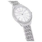 Swarovski klokke Attract Swiss Made, Full pavé, Crystal bracelet, Silver tone, Stainless steel - 5644062