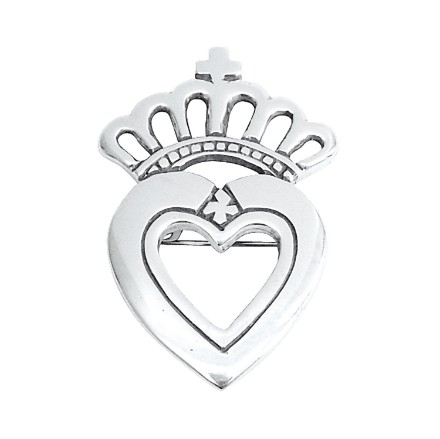 Brosje Prinsesse kvit, liten - 569143 Brosje Prinsesse kvit, liten - 569143