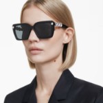 Swarovski sunglasses Square shape, SK6032, Black - 5732335