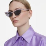 Swarovski solbriller Cat-eye shape, Purple - 5724513