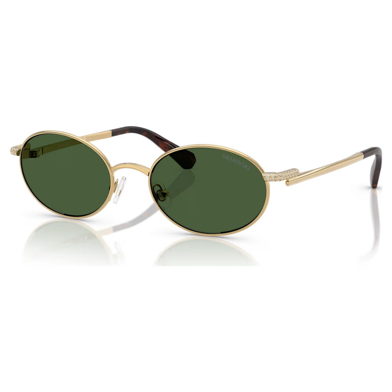 Swarovski solbriller Oval shape, Green - 5724511