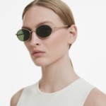 Swarovski solbriller Oval shape, Green - 5724511